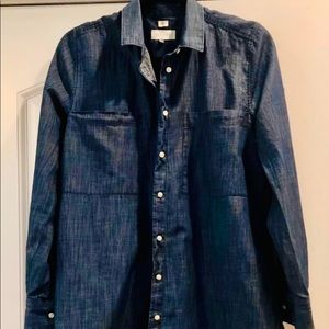 Loft Brand Denim shirt, Size Large —SHIPS SAME DAY